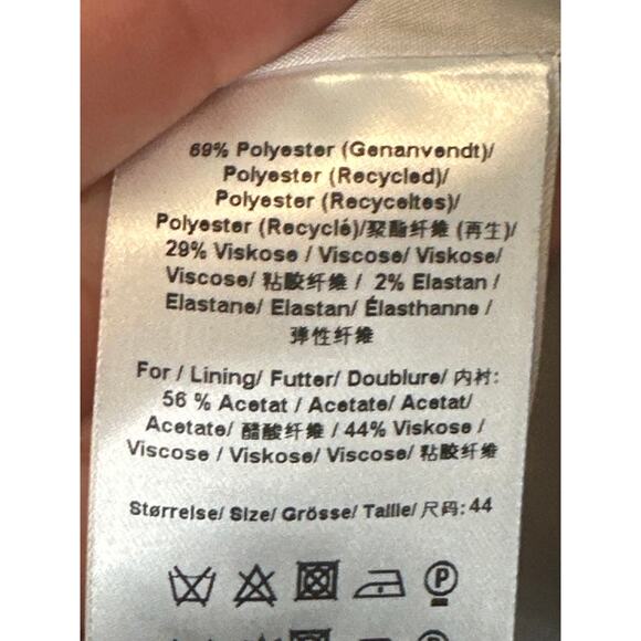 Baum und Pferdgarten NWT Bodia Oversized Blazer Blue Plaid Check Jacket Size 12 - Picture 7 of 12